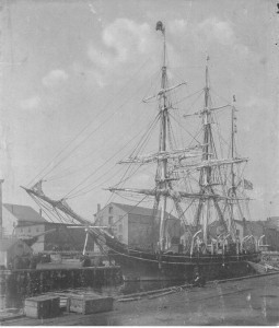 The Whaling Bark Sunbeam at the Pier in New Bedford, MA - Photo New Bedford Whaling Museum
