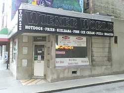 Image: Wiener World, a restaurant in Pittsburg, Pennsylvania; Link To Pam's House Blend Tag 'Wieners'