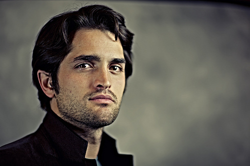 Catchlights in the eyes - using two square softboxes