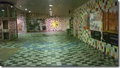 LA subway hollywood and western