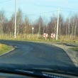 Wylotowka z Warszawy. Widać, że nawierzchnia była niedawno remontowana