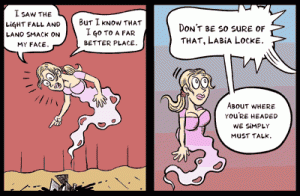 My Homage To Jack Chick. Art By Chad Essley