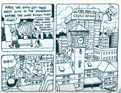 Page from 24 Hour Comic, 2004