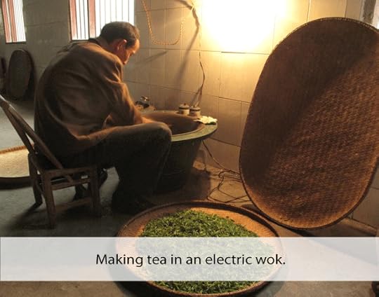 preparing the tea