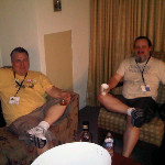 Last photo of the night. @locnar1970 and @vanhalen1970. #WHC2011 on Twitpic