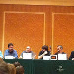 Comics panel with @joelansdale @BrianKeene @joe_hill @SteveNi... on Twitpic