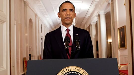 President Barack Obama announces the killing of Osama bin Laden from the White House on Sunday night.
