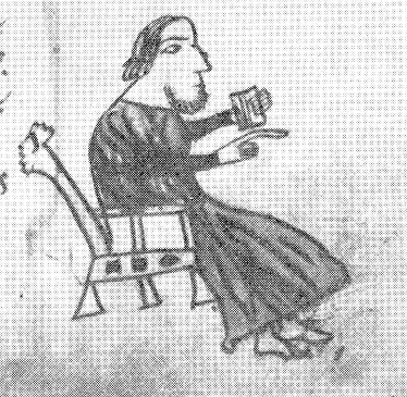 Judge from a Welsh manuscript of about 1250 AD