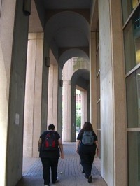 Maria & Laura at the Vancouver Public Library (aka Caprica)