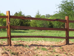 split-rail fence
