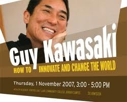 Guy Kawasaki's keynote at the Invent Your Future conference in Silicon Valley