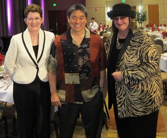 Sam Horn, Guy Kawasaki and Ruth Stergiou at the Invent Your Future conference in Silicon Valley