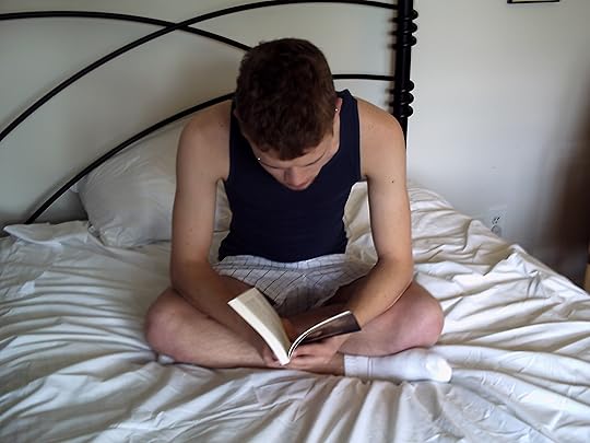 Nick reading Vintage