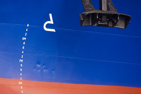 5-700-4897 stock photo of Sweden, Goteborg, Container ship