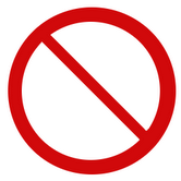 Photo of no sign