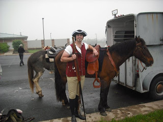 Travis as Peter Francisco riding Trampas