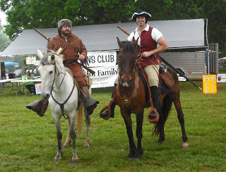 Mitch dressed like a mountain man similar to John Allen in Hercules of the Revolution