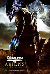 Dinosaurs Vs. Aliens Poster from Perez Hilton