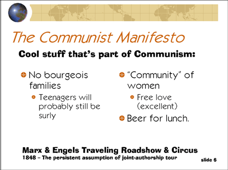 Communist manifesto and beer mat