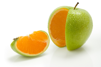 Photo of apple orange combo