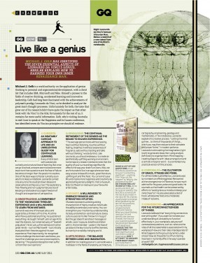 GQ Australia - Michael J Gelb feature 2011