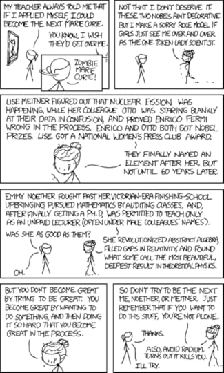 Marie Curie Sage on XKCD WebComic
