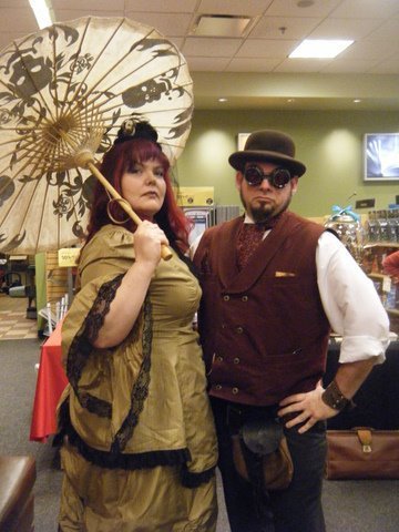 Looking fierce with Dr. Grymm