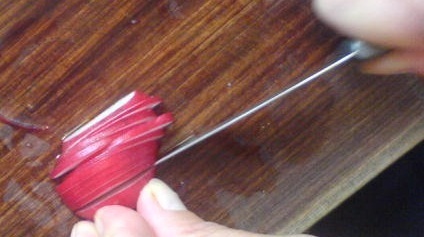 Radish and Egg Salad - slice thinly