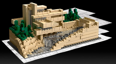 LEGO Falling Water
