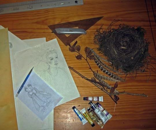 A random still life on the studio work table