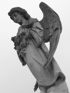 Cemetery statue