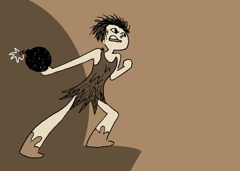 Cave Girl's Revenge