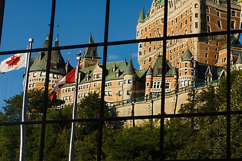 5-750-8029 stock photo of Canada, Quebec City, Chateau Frontenac