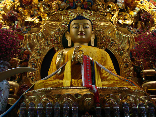 Buddha statue in India