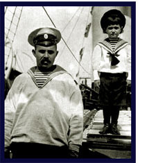Agamon and Piffles on board the Plotnik