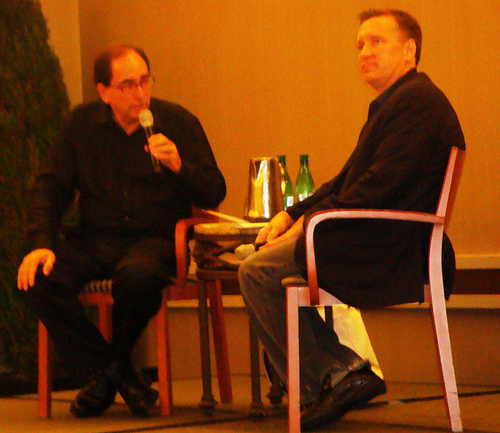 RL Stine and James Rollins