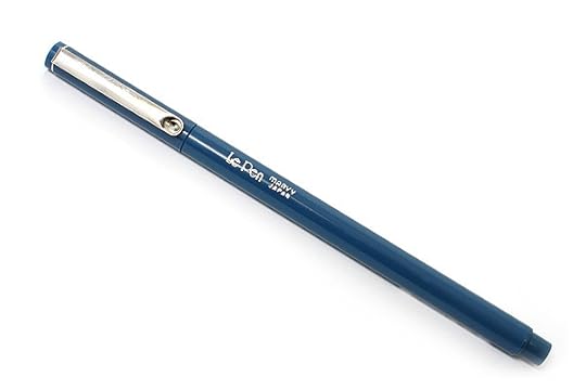 Marvy 4300 LePen Porous Point Marker Pen - Fine Point - Oriental Blue - MARVY 43290