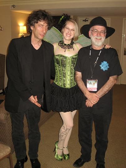 Neil points out the awesome tights.