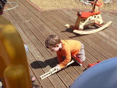 Staying out of the way.