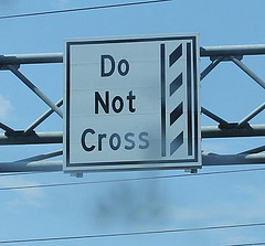 Do Not Cross the Film Strip