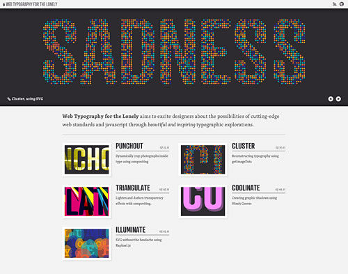 Web Typography for the Lonely