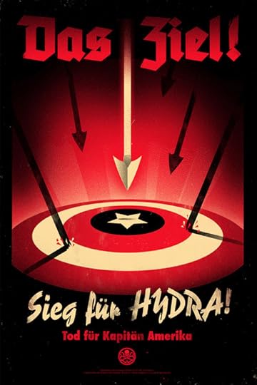 Red Skull Hydra - Olly Moss
