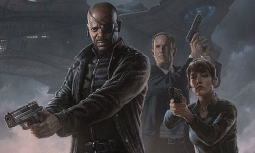 The Avengers Nick Fury, Maria Hill & Agent Coulson