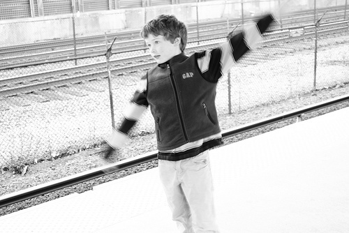 Owen waiting @ Savin Hill