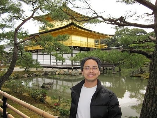 Marcus at Golden Pavilion in Kyoto