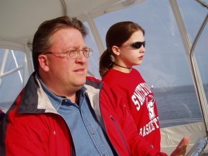 Captain and Lookout Aboard M/Y Sunbeam