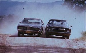 A car chase sequence of The Chain Reaction.