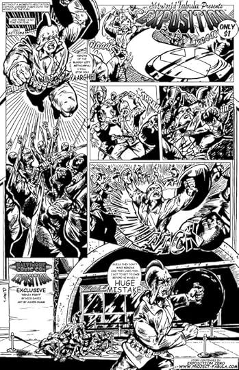 Fabula Zero Exposition Broadsheet Comic