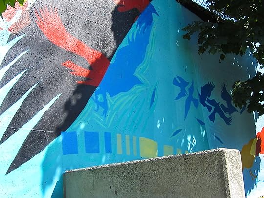 wall art, East Van, art, culture, crows, graffiti, 