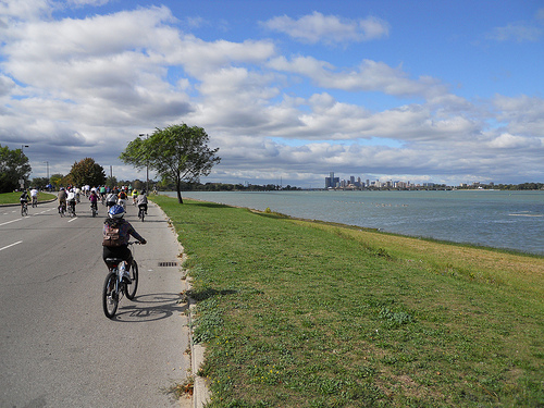 Tour de Troit - View from Belle Isle